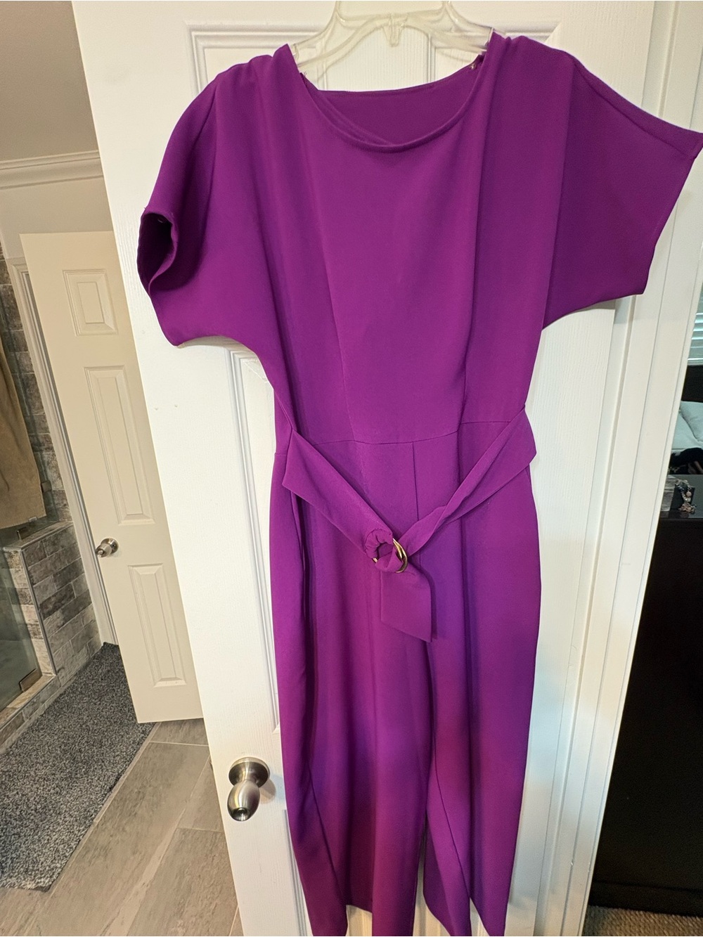 Vibrant Hot Pink Midi Jumper Size M